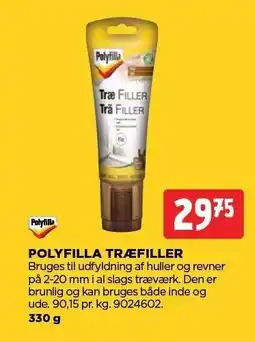 jem & fix POLYFILLA TRÆFILLER tilbud