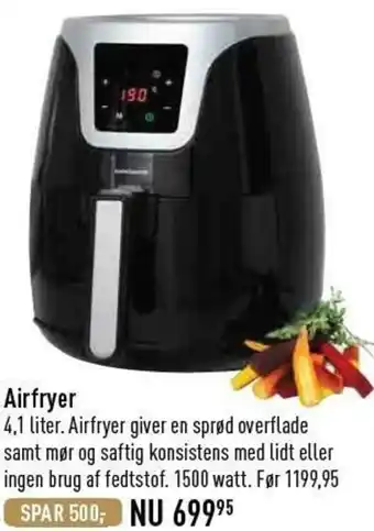 Imerco Airfryer 4.1 Liter tilbud
