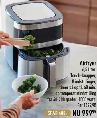 Imerco Airfryer 6,5 Liter tilbud