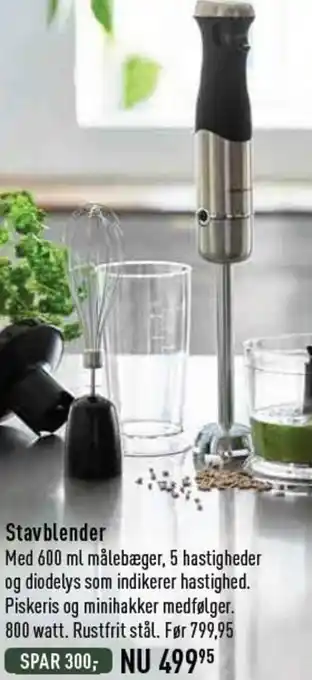 Imerco Stavblender 600 ml tilbud