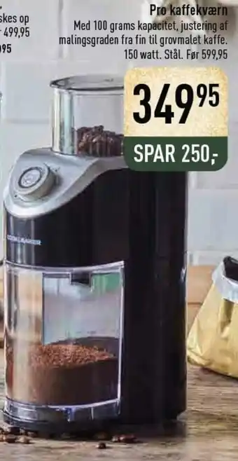Imerco Pro Kaffekværn tilbud