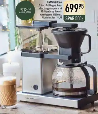 Imerco Kaffemaskine 1,3 Liter tilbud
