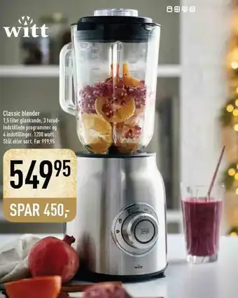 Imerco Classic Blender 1,5 Liter tilbud