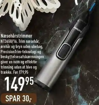 Næsehårstrimmer NT3650/16