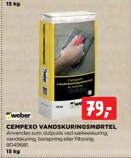 jem & fix CEMPEXO VANDSKURINGSMØRTEL tilbud