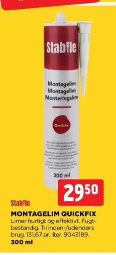 jem & fix MONTAGELIM QUICKFIX tilbud