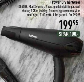 Imerco Power Dry Hårtørrer tilbud