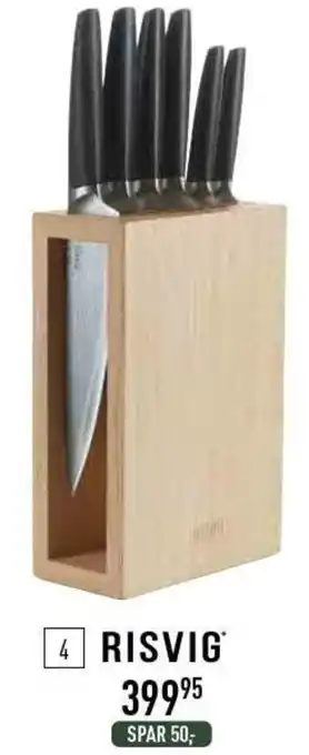 Imerco Knivblok 27x17x9 cm tilbud