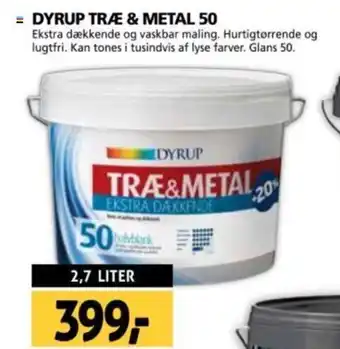 XL-BYG Dyrup træ & metal 50 tilbud