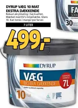 XL-BYG Dyrup væg 10 mat ekstra dækkende tilbud