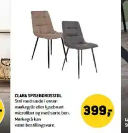 XL-BYG Clara spisebordsstol tilbud