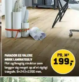 XL-BYG Parador eg valere mork laminatgulv tilbud