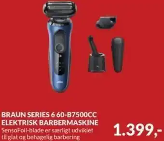 Braun Series 6 60-B7500CC Elektrisk Barbermaskine