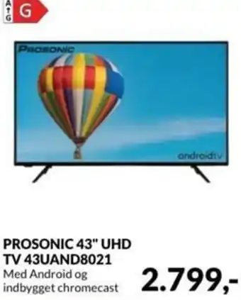 Wupti Prosonic 43" UHD TV 43UAND8021 tilbud