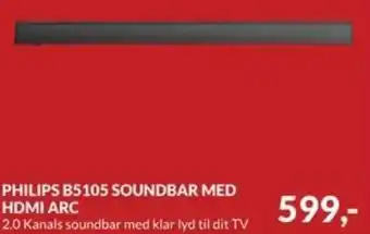 Philips B5105 Soundbar MED HDMI ARC