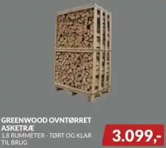 Greenwood Ovntørret Asketræ