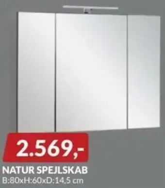 Natur Spejlskab