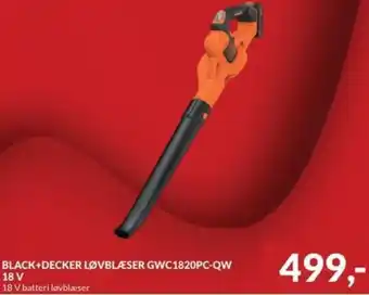 Black+Decker Løvblæser GWC1820PC-QW 18 V