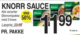 ABC Lavpris Knorr sauce tilbud