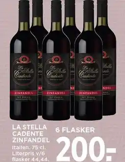 MENY LA STELLA CADENTE ZINFANDEL tilbud