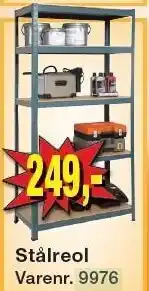 Harald Nyborg Stålreol tilbud