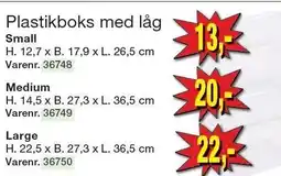 Harald Nyborg Plastikboks med låg tilbud