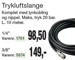 Harald Nyborg Trykluftslange tilbud