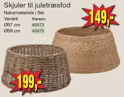 Harald Nyborg Skjuler til juletræsfod tilbud
