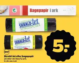 Netto Skrald-let Eller Bagepapir tilbud