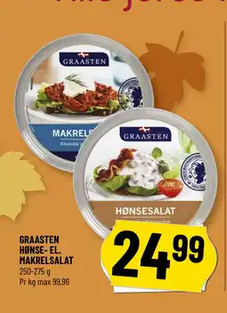 Løvbjerg GRAASTEN HØNSE- EL. MAKRELSALAT tilbud