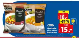 Oksekøds- eller hønsekødssuppe