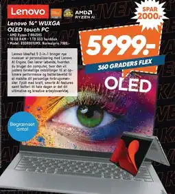 Bilka Lenovo 14'' WUXGA OLED touch PC tilbud
