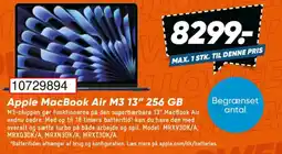 Bilka Apple MacBook Air M3 13" 256 GB tilbud