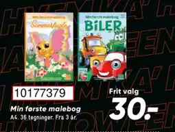 Bilka Min første malebog tilbud