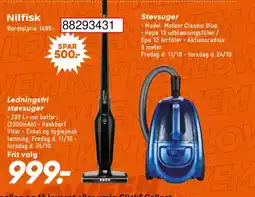 Bilka Nilfisk Ledningsfri støvsuger tilbud