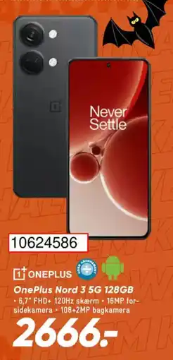Bilka OnePlus Nord 3 5G 128GB tilbud
