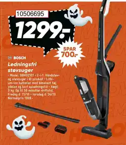 Bilka BOSCH Ledningsfri støvsuger tilbud