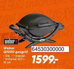 Bilka WEBER Q1000 gasgrill tilbud