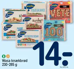 REMA 1000 Wasa knækbrød tilbud