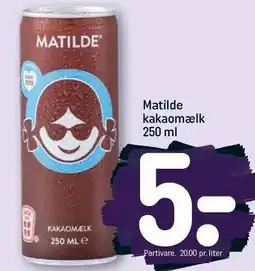 REMA 1000 Matilde kakaomælk tilbud