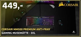 LabTech Data Corsair mm500 premium anti-fray tilbud