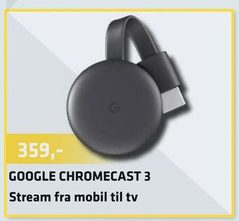 LabTech Data GOOGLE CHROMECAST 3 tilbud