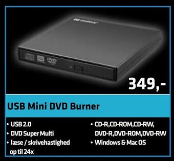 USB Mini DVD Burner