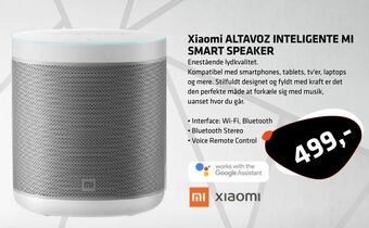 Xiaomi ALTAVOZ INTELIGENTE MI SMART SPEAKER