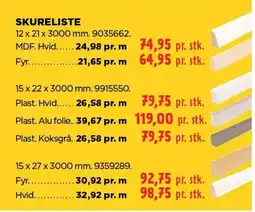 jem & fix Skureliste tilbud