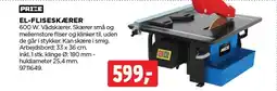 jem & fix PRIZE El-fliseskærer tilbud