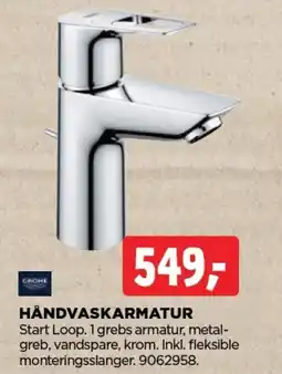 jem & fix GROHE Håndvaskarmatur tilbud