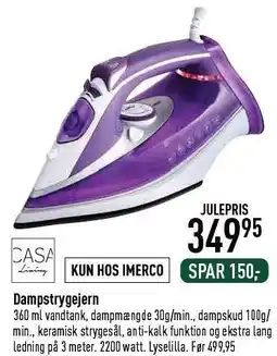 Imerco Dampstrygejern tilbud