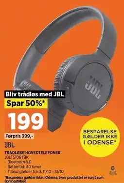 Power TRÅDLØSE HOVEDTELEFONER tilbud