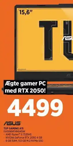 Power TUF GAMING A15 tilbud